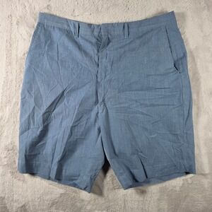 Meadowfield Sweet-Orr Shorts Mens 35 Blue Vintage Union Made Wash Wear‎ Retro
